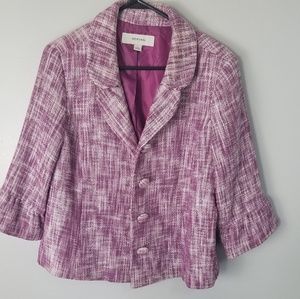 Pink white  Blazer
